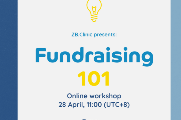 ZB.Clinic series: Fundraising 101